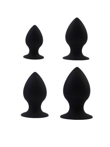Set 4 Dopuri Anale Black Mont