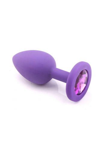 Dop Anal din Silicon cu Cristal, Medium