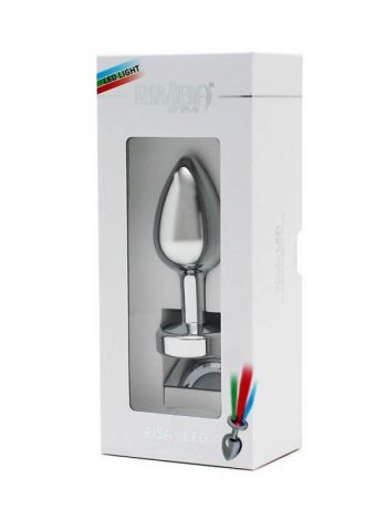 Dop Anal din Metal RIMBA PISA cu LED