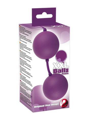 Bile Kegel XXL Balls Lila Tonifiere mușchi pelvieni, 4,5 cm, Silicon medical, You2Toys