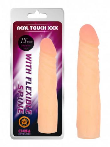 Dildo Clasic Flexibil Real Touch, 19 cm