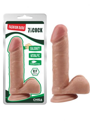 Dildo Fashion Dude Natural Cock Flesh, 20 cm
